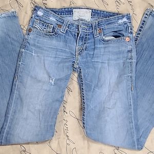 Distressed Big Star jeans